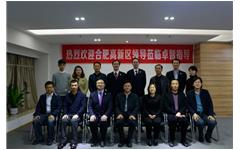 合肥高新区领导莅临爱游戏·ayx体育(china)官方网站参观考察